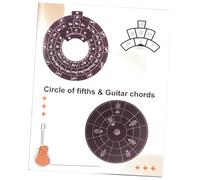 perfeclan Cartel de de guitarra Manual de guitarra Guía de aprendizaje de guitarra de guitarra portátil de la escala del diapasón de diapasón Manual de, Acorde de Guitarra