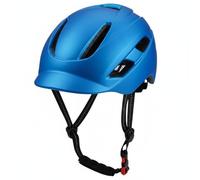 Perfeclan Casco para Ciclismo con Correa de Ventilación Mejorada Luz Trasera USB E Interior Acolchado Adecuado para Rutas en Ciudad Actividades Deportivas, Azul Zafiro, L 57-61CM