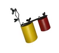 perfeclan Cencerro Bicolor de tonos altos y bajos con piezas de tambor de montaje ajustable instrumento Musical resistente generador de ruido para enseñanza, Páginas