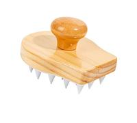 perfeclan Cepillo de champú para masajeadores de cuero cabelludo, cepillo de champú para el cabello, agarre cómodo para el cuidado del cabello, cepillo de ducha