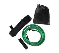 Perfeclan Cinturón de Resistencia para Natación, Accesorio con Bolsa de Almacenamiento, Equipo Portátil, Correa de Entrenamiento de Natación para Adultos Y Niño, Verde