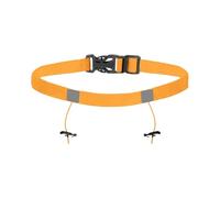 Perfeclan Cinturón elástico para triatlón con número de, práctico y Profesional, para Hombres y Mujeres, Naranja