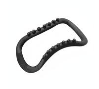 perfeclan Círculo de para Mujeres Aro de Pilates Anillo de Estiramiento Herramienta de Fitness Doble Mejora Alineación y Flexibilidad con Apoyo Firme Adecuado para Pilates Oficina Hogar, Negro