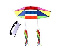 Perfeclan Cometa Gigante de una línea, Colorida y fácil de Volar, con, Ideal para Surfear en Playa, Ideal para niños y Adultos.