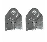 perfeclan Conector Articulado para Escalera Reemplazo Acero Inoxidable con Placas Perforadas y Mecanismo Bloqueo Integrado para Uso en Reparaciones y Proyectos, Articulación Pequeña 2PC