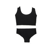 Perfeclan Conjunto de Ropa Interior para Figura a Escala 1/12, miniconjunto de lencería, Ropa de muñeca de Cosplay, vístete para muñeca de acción de Mujer de 6, Negro