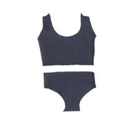 Perfeclan Conjunto de Ropa Interior para Figura a Escala 1/12, miniconjunto de lencería, Ropa de muñeca de Cosplay, vístete para muñeca de acción de Mujer de 6, Gris Oscuro