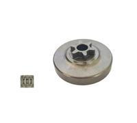 perfeclan Conjunto de Tambor de Embrague con Rodamiento Compatible con CS370 CS352 Model 400 Pieza de Metal Resistente para Transmisión Estable y Reparación de