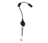 perfeclan Correa para Saxofón con Soporte para Hombros Banda Acolchada Ajuste Ergonómico y Barra Metálica Reforzada Adecuada para Músicos en Prácticas Largas, Negro
