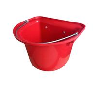 perfeclan Cubo de alimentación para animales, cuenco de agua para ganado montable, de gran capacidad para cabras y ganado.