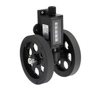 perfeclan de yardas tipo rodillo, herramienta de medición, de longitud con ruedas giratorias para cuero artificial e impresión.