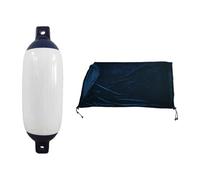 Perfeclan Defensa Inflable para, Marina de PVC Acanalada, Pieza de Muelle para Pesca, veleros, muelles Grandes, Puertos al Libre, 40cmx11cm