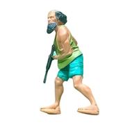 Perfeclan Diorama 1/64 Figura de Mini Figura Modelo Resina Juego de rol Coleccionable para Paisajismo Diseño de Tren Decoración de Escritorio, Style D