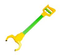 perfeclan Dispositivo Agarre Mano Robótica Juguete Pinza Mecánica Garra Retráctil Herramienta Accionamiento Sencillo con Gatillo y Alcance Cómodo para , Amarillo , 51.5 13 8.7cm