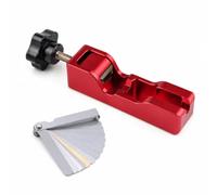 perfeclan Dispositivo Calibrador Distancia para Bujias con Cuerpo Alargado Metal y Abertura Recortada dicada para Control Estable entre Electrodos en, Rojo, style to 6