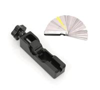 perfeclan Dispositivo Calibrador Distancia para Bujias con Cuerpo Alargado Metal y Abertura Recortada dicada para Control Estable entre Electrodos en, Negro, style to 3