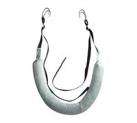 perfeclan Dispositivo de tracción lumbar Cinturón retractor lumbar Cinturón de tracción trasero suave ajustable ligero para barra horizontal Desactivar personas, Gris