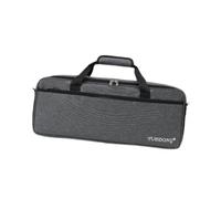 perfeclan Efectos Bolsa de pedal Bolsa Pedalboard Polla Doble cremallera Doble Sils Repesed Wort Bailboard Pedalboard Bag For Show, 52x20x12.5cm