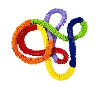 Perfeclan Elástico Cooperativo Banda Elástica Banda de Resistencia Integración Sensorial Entrenamiento Juguete Suave Múltiples Tamaños para Actividades Al Aire, 3m