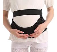 perfeclan Embarazo cinturón cinturo espalda abdomen vientre banda negro, manténgase activo durante el embarazo, 80-110cm