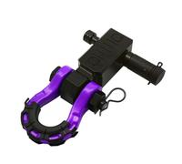 Perfeclan Enganche Metal con Horquilla Frontal y Pasador con Clip para Exigentes Acuado para Remolques Herramientas y Jardinería, Morado