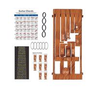 perfeclan Entrenador de de guitarra, herramienta de aprendizaje para principiantes de guitarra, herramienta de práctica de enseñanza resistente, Madera Roja