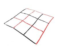 perfeclan Escalera de Fija Escalera Entrenamiento Velocidad Coordinación Distribución Rectangular para Secuencias de Guiadas y Trabajo de Coordinación Adecuada para Clubes Deportivos Entrenadores