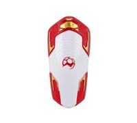 perfeclan Espinillera Fútbol Protector Tibiaperoné Placa Amortiguadora Ajuste con Correa Contorno Movilidad Confiable Adecuada para Pretemporada Prácticas en Equipo Grupos Juveniles, Array, Rojo