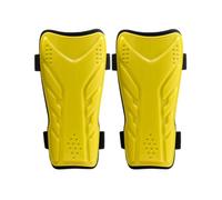 perfeclan Espinilleras para Adulto Protector Espinillera Fútbol Placa Carcasa Acolchado EVA Correas Dobles Antigolpes Ajustables Movimiento Seguro Estable, Array, Amarillo, Adolescente