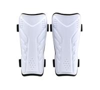 perfeclan Espinilleras para Adulto Protector Espinillera Fútbol Placa Carcasa Acolchado EVA Correas Dobles Antigolpes Ajustables Movimiento Seguro Estable, Array, Blanco, Adolescente