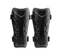 perfeclan Espinilleras para Adulto Protector Espinillera Fútbol Placa Carcasa Acolchado EVA Correas Dobles Antigolpes Ajustables Movimiento Seguro Estable, Array, Negro, Adolescente