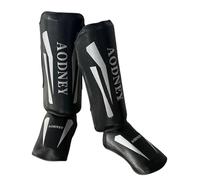 Perfeclan Espinilleras para Muay Thai, protección para espinillas, Equipamiento de Boxeo, Equipo de Boxeo, Protectores de piernas y pies, Almohadillas para el, Black L
