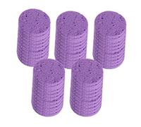 perfeclan Esponjas faciales Esponja limpiadora facial Lavabos faciales para mujeres y niñas Limpia y purifica Almohadillas limpiadoras prácticas, Morado 50 Piezas