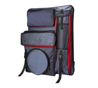 perfeclan Estuche de portafolio de Arte, Bolsa de Mano para bocetos, Bolsa de Arte para Dibujar Artistas, Mochila para Cuaderno de bocetos, Olla de Limpieza, Rojo Azul