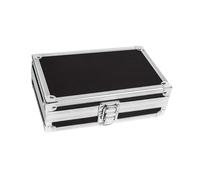 perfeclan Estuche de transporte para micrófono, caja de almacenamiento para instrumentos con forro de esponja, asa cómoda, caja de almacenamiento portátil para, 18x11x5cm