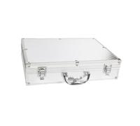 perfeclan Estuche de transporte para micrófono, caja de almacenamiento para instrumentos con forro de esponja, asa cómoda, caja de almacenamiento portátil para, 43x30x9.5cm