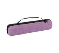 perfeclan Estuche para plancha de pelo, estuche de viaje, bolsa rígida de transporte, bolsa de almacenamiento para plancha de pelo, para uso doméstico, Violeta