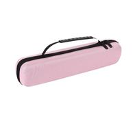 perfeclan Estuche para plancha de pelo, estuche de viaje, bolsa rígida de transporte, bolsa de almacenamiento para plancha de pelo, para uso doméstico, Rosa