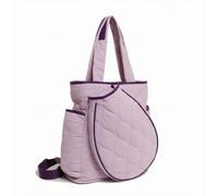 Perfeclan Estuche para Raquetas Bolsa Deportiva Organizador Funda Protector Portaequipaje Acolchado de Nylon con Compartimento Principal con Cremallera y, Array, Morado