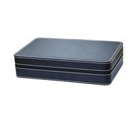 Perfeclan Estuche para Relojes, Caja de Regalo Moderna, Contenedor para Guardar Y Exhibir Relojes en Casa, en Viajes de Negocios. Ideal para Coleccionistas, Hom, 12 ranuras 33x20x11,5 cm, unico