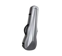 perfeclan Estuche para violín, profesional, resistente, liviano, portátil, mochila para violín, caja rígida de fibra de carbono para viajes al aire libre, Argén