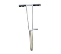 perfeclan Excavador de Agujeros Herramienta Manual Compacta Excavador de de Plantas Inserto de Bambú Ergonómico de Metal Resistente Adecuado, 30 Cm de Altura