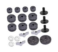 perfeclan Fieltros para soportes de platillos de 2,5 cm/4 cm/5 cm de diámetro, almohadillas, tuercas de, fundas antideslizantes, piezas