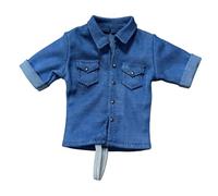 Perfeclan Figura a Escala 1:12, Camiseta de Tela, decoración Multifuncional, Cuerpo de Cosplay Resistente, muñeca de 2 Pulgadas de Largo, Juguete,