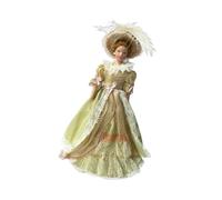 Perfeclan Figura Femenina en Miniatura a Escala 1/12 para casa de muñecas, Diorama, Accesorios para Diorama, decoración, simulación, pequeña muñeca Femenina, Amarillo