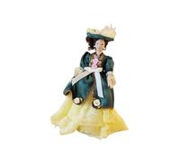 Perfeclan Figura Femenina en Miniatura a Escala 1/12 para casa de muñecas, Diorama, Accesorios para Diorama, decoración, simulación, pequeña muñeca Femenina, Verde