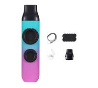 perfeclan Flauta Kazoo, instrumento musical de doble agujero, decoración para fiestas, bolsas de regalo portátiles para rellenar, ideal para viajes, campamentos, Cian Rosado