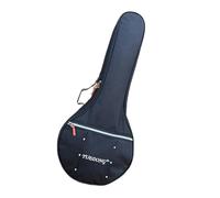 perfeclan Funda para banjo, funda de almacenamiento para mandolina, bolso de mano portátil grueso, funda rígida para banjo, púas y cuerdas para escenario