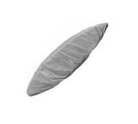 perfeclan Funda para Kayak Cubierta Náutica Impermeable Resistente con Borde Elástico Correa y Hebilla en Oxford 420D con Bolsa de Guardado Adecuada para, Gris, 2.6-3m