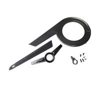 Perfeclan Funda Protectora de Cadena de Bicicleta, Juego de Bielas 40-42T, Protección Portátil para Ciclismo, Cubierta de Cadena Universal, Reemplazo de Carcasa, con Cola Fija